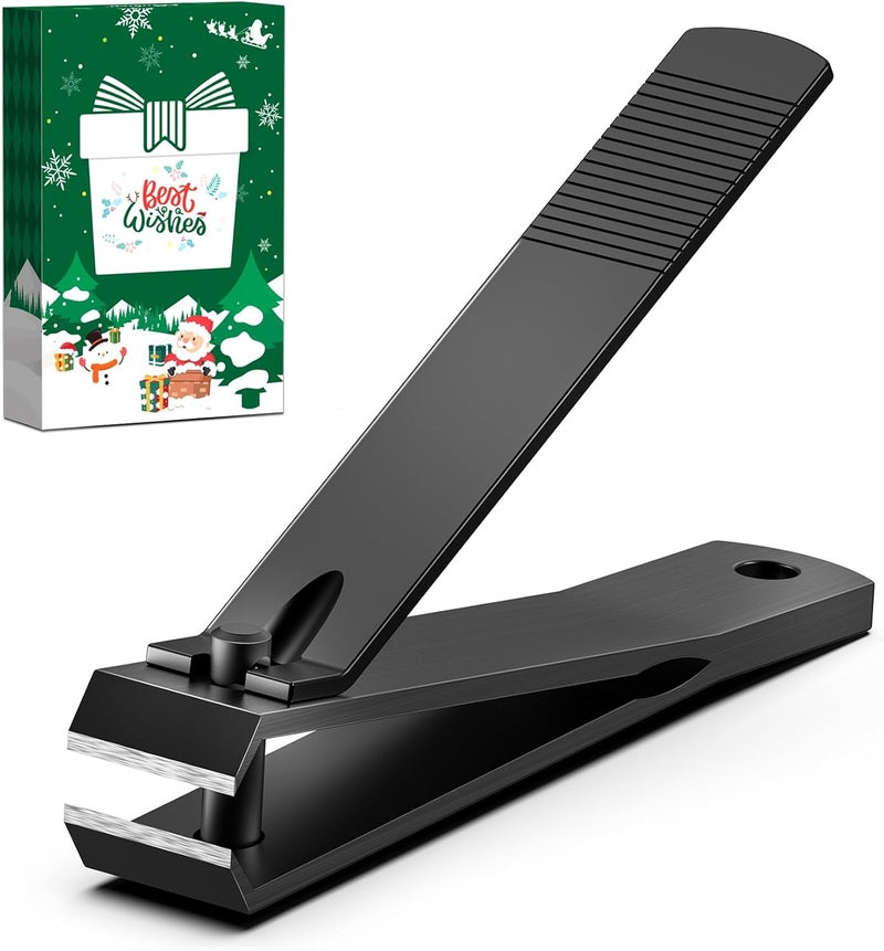 Baluca Straight Toenail Clippers for Thick Nails | Heavy Duty Toenail Clippers for Seniors & Adults | Flat Edge Nail Clipper with Protective Case | Ideal Christmas Stocking Stuffers for Men & Women - Image 1